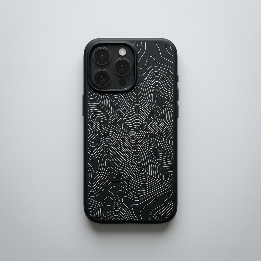 Topographic Black